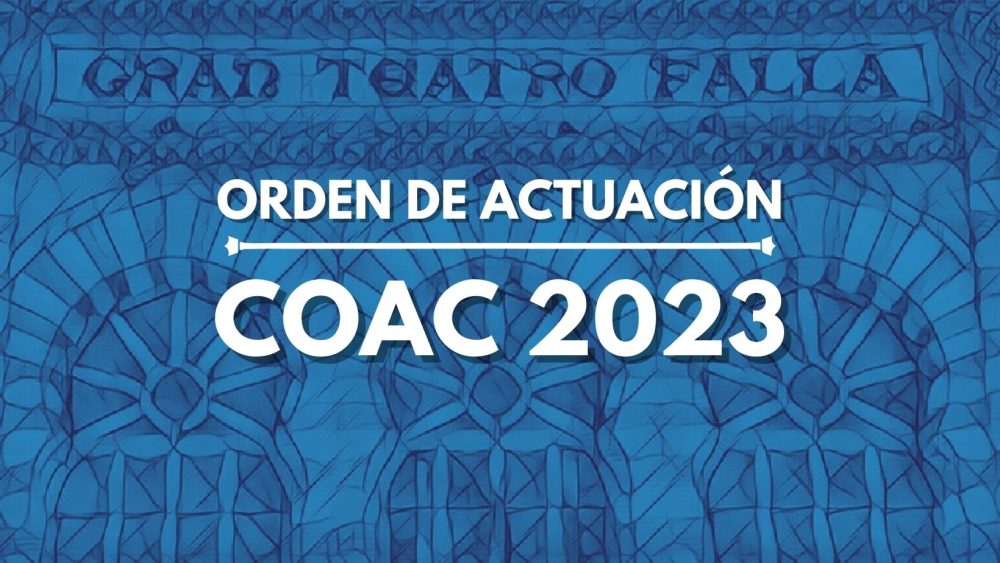 orden actuacion coac 2023